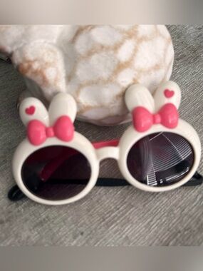 🐰 New! Bunny Easter Spring Sunglasses for Pets w Strap